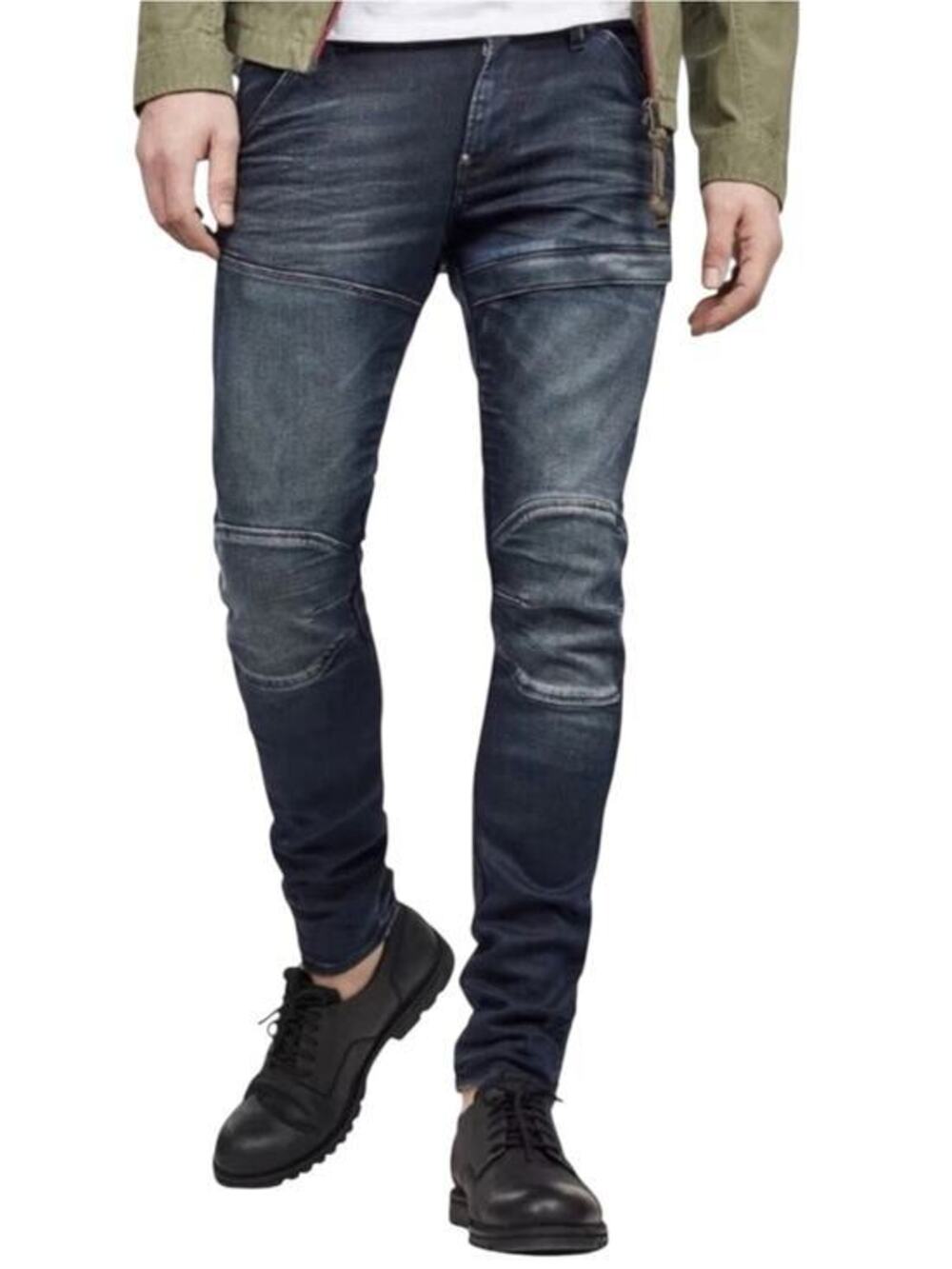 G-Star Raw Men's Size 30 x 32 Dark Blue 5620 Flightsuit 3D Skinny Jeans